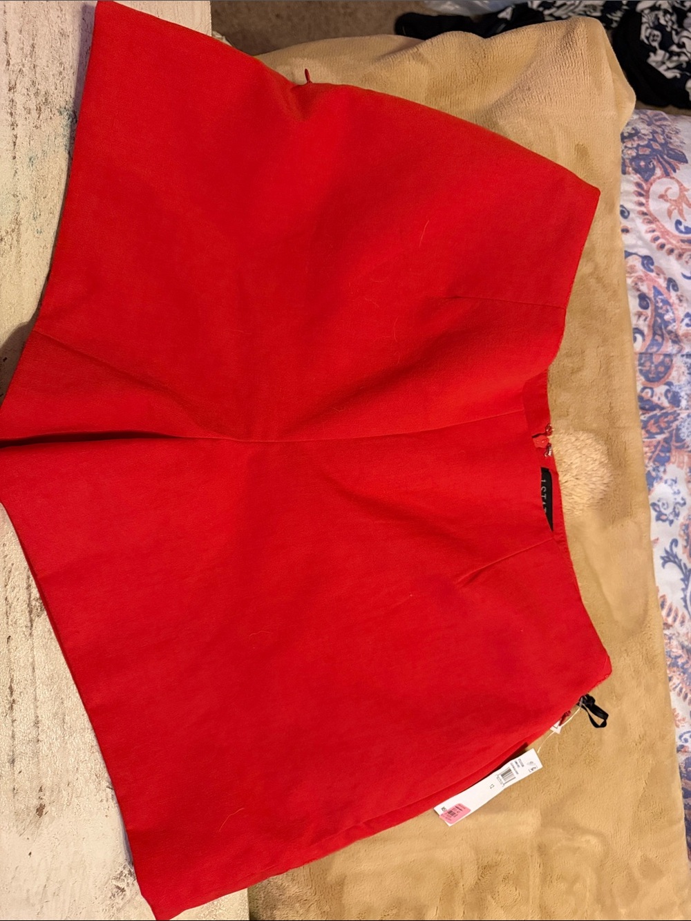 1. State Red High-Waist Tailored Shorts